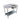 Modular System Single Sink Bench Right Handed 1500x700x900mm - 1500-7-SSBR