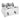Apuro Double Electric Fryer with Timer - 2x8Ltr