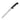 Hygiplas Bread Knife Black - Handle 8" D734