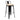 Bolero Bistro High Stool with Backrest Black & Wooden Seat Pad (Pack 4) FB623