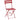 Bolero Red Pavement Style Steel Folding Chairs (Pack 2) GH555