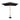 Bolero Square Pulley Umbrella Black - 2.5m GH990