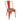 Bolero Steel Dining Sidechair with Wood Seatpad (Red) (Pack 4) GM643