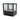 Squared Bench Top Food Showcase Fridge - 100 Litre - 660mm