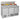 Thermaster GNS1300D Three Door Compact Salad Prep Top