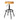 Bolero Brooklyn PU High Bar Stool - Caramel HW290