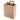 Fiesta Recyclable Flat Handle Bag Brown - Medium (Pack 250) JA528