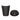Fiesta Hot Cups Single Wall Black with Black Lid - 225ml (Box 1000) SA431