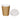 Fiesta Hot Cups Single Wall Kraft with White Lid - 225ml (Box 1000) SA434
