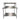 Gasmax Modular Heavy Duty Salamander Bench with Shelf Braces - SMB-8-1200