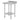 Vogue Table St/St - 600x600mm 23 1/2x23 1/2" (60mm Upstand) T379