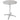 Bolero Round Table with Curved Edge Heavy Duty Base Dia - 60x72cm U425