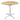 Bolero Round Pedestal Bistro Table Ash & Alu. Top - 800mm U429