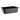 Vogue Black Polycarbonate - GN 1/2 100mm U459