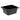 Vogue Black Polycarbonate - GN 1/6 65mm U469