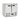 Polar G-Series Double Door Counter Fridge 240Ltr