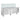 Polar U-Series GN Counter Saladette with Square Sneeze Guard - 4 Door