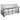 FED-X Six Drawer Salad Prep Fridge - XSS7C18S3V-6D
