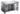 FED-X Two Glass Door Bench Fridge Stainless Steel - XUB6C13G2V