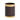 Bolero Brown Waste Paper Bin with Gold Rim - 10.2Ltr Y804